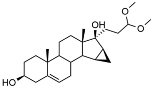 17-(3,3-Dimethoxy-propyl)-10,13-dimethyl-1,2,3,4,7,8,9,10,11,12,13,14,15,16,17,20-hexadecahydro-cyclopropa[15,16]cyclopenta[a]phenanthrene-3,17-diol