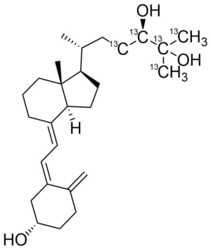 [23,24,25,26,27-13C]-24R,25-Dihydroxyvitamin D3