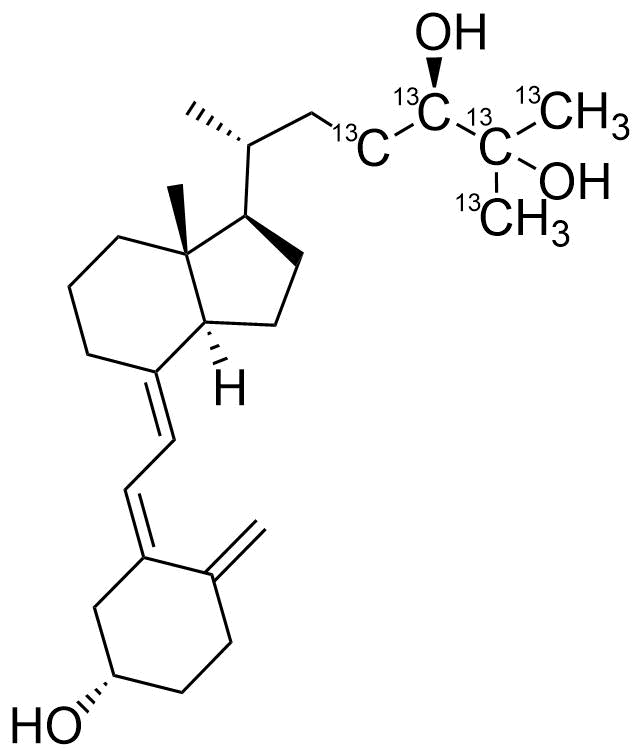 [23,24,25,26,27-13C]-24R,25-Dihydroxyvitamin D3