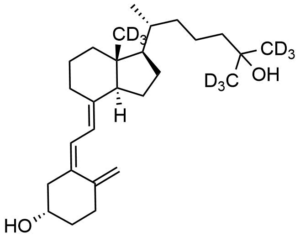 25-Hydroxyvitamin D3 (18,18,18,26,26,26,27,27,27-d9)