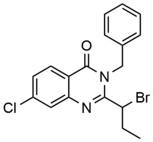 3-Benzyl-2-(1-bromo-propyl)-7-chloro-3H-quinazolin-4-one