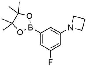 1-(3-fluoro-5-(4,4,5,5-tetramethyl-1,3,2-dioxaborolan-2-yl)phenyl)azetidine