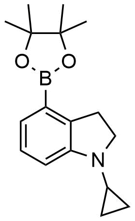 1-cyclopropyl-4-(4,4,5,5-tetramethyl-1,3,2-dioxaborolan-2-yl)indoline