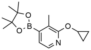 2-cyclopropoxy-3-methyl-4-(4,4,5,5-tetramethyl-1,3,2-dioxaborolan-2-yl)pyridine