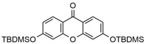 3,6-Bis-(tert-butyl-dimethyl-silanyloxy)-xanthen-9-one