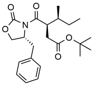 3R-(4R-Benzyl-2-oxo-oxazolidine-3-carbonyl)-4S-methyl-hexanoic acid tert-butyl ester