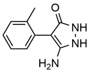 5-Amino-4-o-tolyl-1,2-dihydro-pyrazol-3-one
