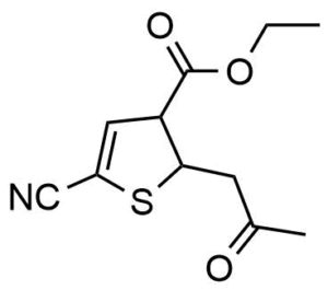 5-Cyano-2-(2-oxo-propyl)-thiophene-3-carboxylic acid ethyl ester