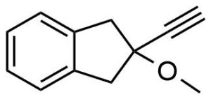 Carbonic acid 2-ethynyl-indan-2-yl ester methyl ester