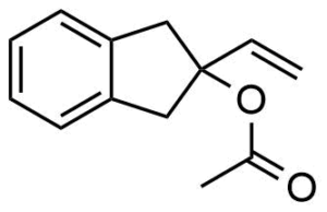 Acetic acid 2-vinyl-indan-2-yl ester