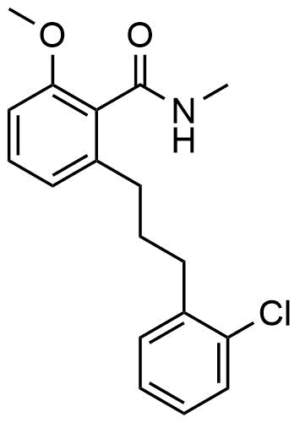 2-[3-(2-Chloro-phenyl)-propyl]-6-methoxy-N-methyl-benzamide