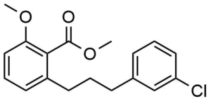 2-[3-(3-Chloro-phenyl)-propyl]-6-methoxy-benzoic acid methyl ester