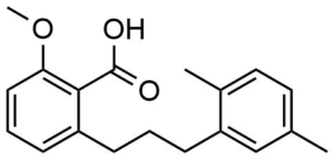 2-[3-(2,5-Dimethyl-phenyl)-propyl]-6-methoxy-benzoic acid
