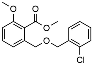 2-(2-Chloro-benzyloxymethyl)-6-methoxy-benzoic acid methyl ester