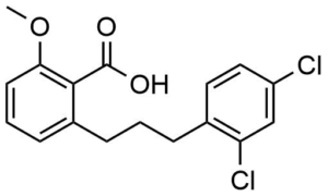2-[3-(2,4-Dichloro-phenyl)-propyl]-6-methoxy-benzoic acid