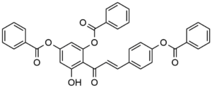 3-(Benzoyloxy)-4-{(2Z)-3-[4-(benzoyloxy)phenyl]prop-2-enoyl}-5-hydroxyphenyl benzoate