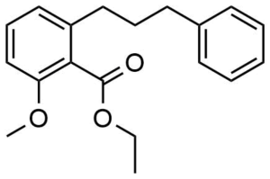2-Methoxy-6-(3-phenyl-propyl)-benzoic acid ethyl ester