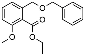 2-Benzyloxymethyl-6-methoxy-benzoic acid ethyl ester