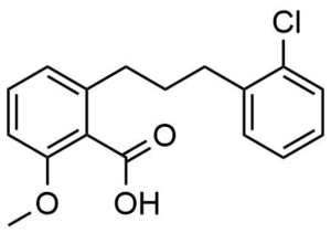 2-[3-(2-Chloro-phenyl)-propyl]-6-methoxy-benzoic acid
