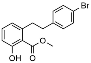 2-[2-(4-Bromo-phenyl)-ethyl]-6-hydroxy-benzoic acid methyl ester