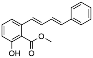2-Hydroxy-6-(4-phenyl-buta-1,3-dienyl)-benzoic acid methyl ester