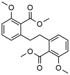 Benzoic Acid, 2,2'-(1,2-ethanediyl)bis[6-methoxy-,dimethylester]