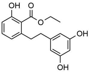 2-[2-(3,5-Dihydroxy-phenyl)-ethyl]-6-hydroxy-benzoic acid ethyl ester