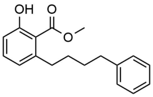 2-Hydroxy-6-(4-phenyl-butyl)-benzoic acid methyl ester
