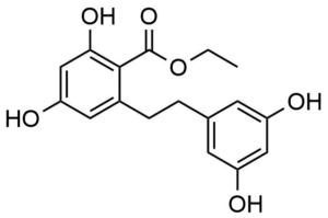 2-[2-(3,5-Dihydroxy-phenyl)-ethyl]-4,6-dihydroxy-benzoic acid ethyl ester