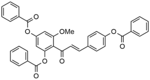 3-(Benzoyloxy)-4-[(2E)-3-[4-(Benzoyloxy)phenyl]prop-2-enoyl]-5-methoxyphenyl benzoate