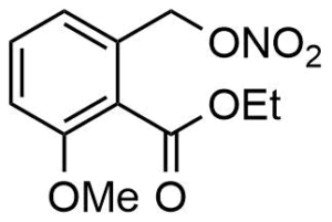2-Methoxy-6-nitrooxymethyl-benzoic acid ethyl ester