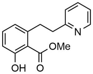 2-Hydroxy-6-(2-pyridin-2-yl-ethyl)-benzoic acid methyl ester