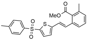 2-Methyl-6-{2-[5-(toluene-4-sulfonyl)-thiophen-2-yl]-vinyl}-benzoic acid methyl ester