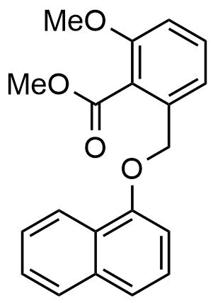 2-Methoxy-6-(naphthalen-1-yloxymethyl)-benzoic acid methyl ester