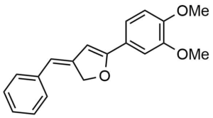 3-Benzylidene-5-(3,4-dimethoxy-phenyl)-2,3-dihydro-furan