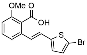 2-[2-(5-Bromo-thiophen-2-yl)-vinyl]-6-methoxy-benzoic acid