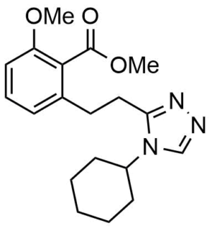 2-[2-(4-Cyclohexyl-4H-[1,2,4]triazol-3-yl)-ethyl]-6-methoxy-benzoic acid methyl ester