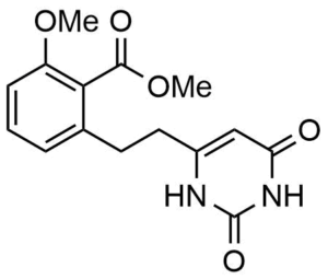 2-[2-(2,6-Dioxo-1,2,3,6-tetrahydro-pyrimidin-4-yl)-ethyl]-6-methoxy-benzoic acid methyl ester