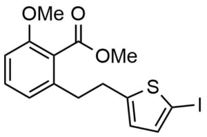 2-[2-(5-Iodo-thiophen-2-yl)-ethyl]-6-methoxy-benzoic acid methyl ester