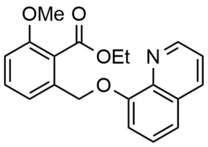 2-Methoxy-6-(quinolin-8-yloxymethyl)-benzoic acid ethyl ester