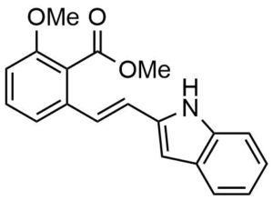 2-[2-(1H-Indol-3-yl)-vinyl]-6-methoxy-benzoic acid methyl ester