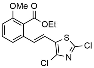 2-[2-(2,4-Dichloro-thiazol-5-yl)-vinyl]-6-methoxy-benzoic acid ethyl ester