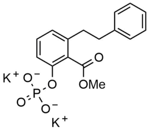 2-Phenethyl-6-phosphonooxy-benzoic acid methyl ester Potassium Salt