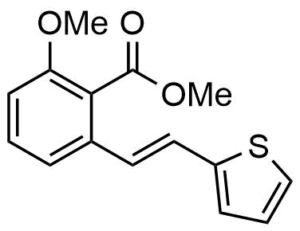 2-Methoxy-6-(2-thiophen-2-yl-vinyl)-benzoic acid methyl ester
