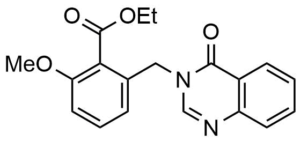 2-Methoxy-6-(4-oxo-4H-quinazolin-3-ylmethyl)-benzoic acid ethyl ester