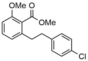 2-[2-(4-Chloro-phenyl)-ethyl]-6-methoxy-benzoic acid methyl ester
