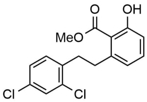 2-[2-(2,4-Dichloro-phenyl)-ethyl]-6-hydroxy-benzoic acid methyl ester