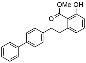 2-(2-Biphenyl-4-yl-ethyl)-6-hydroxy-benzoic acid methyl ester