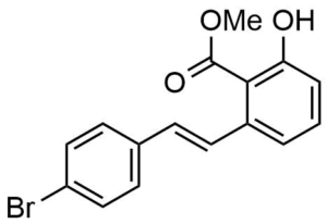 2-[2-(4-Bromo-phenyl)-vinyl]-6-hydroxy-benzoic acid methyl ester