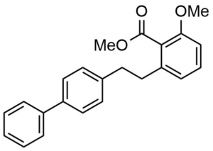 2-(2-Biphenyl-4-yl-ethyl)-6-methoxy-benzoic acid methyl ester